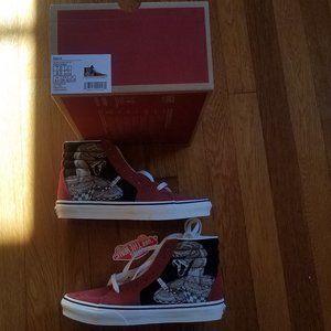 Vans Sk8 Hi New Top Desert Snake Chili Oil Skateboard Sneakers WOM 8.5 men 7
